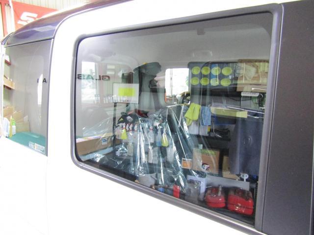 スズキスペーシア カーフィルム施工・熱反ガラス取り扱い施工・断熱ガラス取り扱い施工お任せを!熊本市東区・北区・西区・中央区・南区・御船町・益城町・植木町・菊池市・宇城市・宇土市、他地域のお客様も大歓迎です!