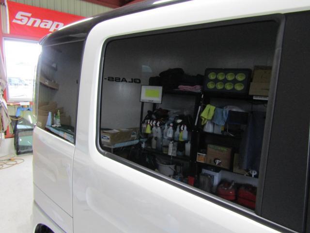 スズキスペーシア カーフィルム施工・熱反ガラス取り扱い施工・断熱ガラス取り扱い施工お任せを!熊本市東区・北区・西区・中央区・南区・御船町・益城町・植木町・菊池市・宇城市・宇土市、他地域のお客様も大歓迎です!