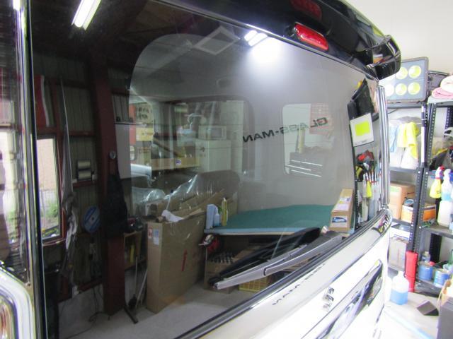 スズキスペーシア カーフィルム施工・熱反ガラス取り扱い施工・断熱ガラス取り扱い施工お任せを!熊本市東区・北区・西区・中央区・南区・御船町・益城町・植木町・菊池市・宇城市・宇土市、他地域のお客様も大歓迎です!