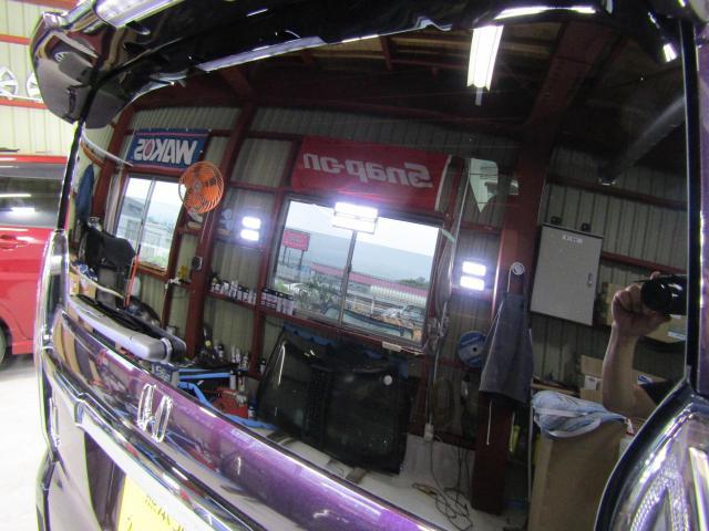 ホンダ　N-BOX　カーフィルム施工・熱反ガラス取り扱い施工・断熱ガラス取り扱い施工お任せを！熊本市東区・北区・西区・中央区・南区・御船町・益城町・植木町・菊池市・宇城市・宇土市、他地域のお客様も大歓迎です！