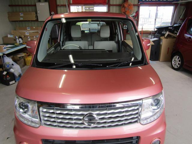 スズキ　MRワゴン　フロントガラス交換・ガラスリペア（飛び石修理）熱反ガラス取り扱い施工・断熱ガラス取り扱い施工お任せを！熊本市東区・北区・西区・中央区・南区・御船町・益城町・植木町・菊池市・宇城市・宇土市、他地域のお客様も大歓迎です！