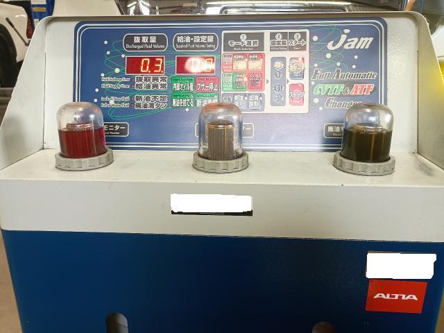 ホンダ　ステップワゴンRK5 トルコン太郎にてCVTフルード圧送交換