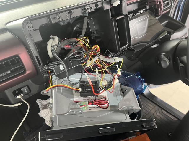 新型スペーシアカスタム　ドラレコ取付　大津町　菊陽町　阿蘇市　熊本市東区　中央区　北区　南区　西区　合志市　西原村　南阿蘇村　益城町　御船町　菊池市　他地域のお客様も大歓迎です！
