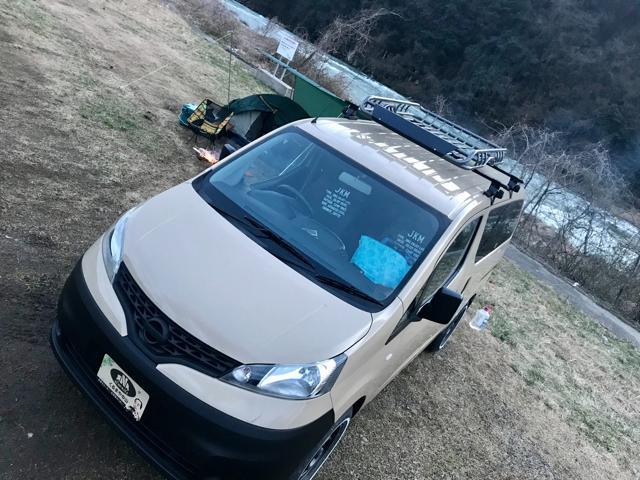 NV200バネット　 バンライフを写真取りに自然へ行く