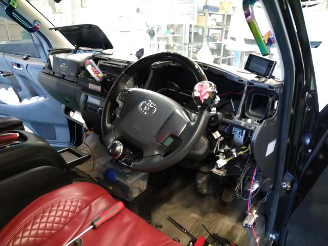 トヨタ ハイエース 大容量電源&サブバッテリー駆動カーナビ回路