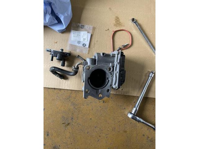 ホンダ　ステップワゴンスパーダ　RK6　スターターモーター交換　スロットルバルブ清掃　　津幡町　かほく市　河北郡