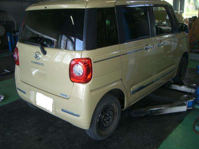 ダイハツ ムーヴキャンバス ガソリン車用(オイル交換) 石川県 加賀市