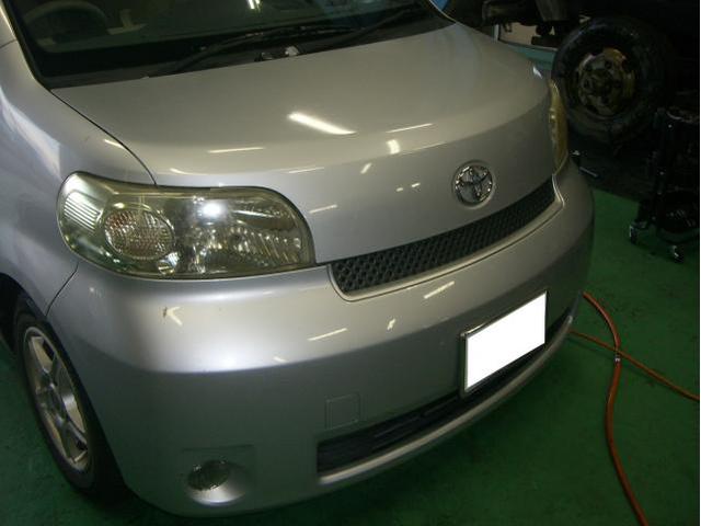 トヨタ　ポルテ　車検　ライトコーティング　スタッドレス　タイヤ交換　オイル交換　石川県　加賀市