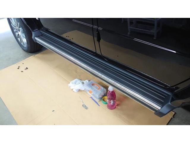 メルセデスベンツGクラス　W463A.W464　サイドボード　スペアタイヤカバー　ラッピング　グロスブラックプロテクションフィルム　XPEL　石川県金沢市　～極芸～　国産車から輸入車まで対応可