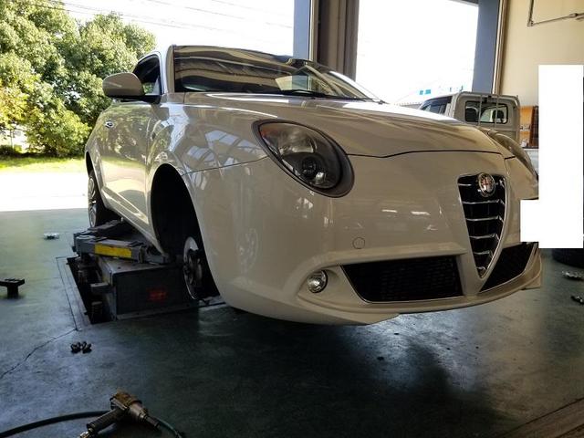 アルファロメオ　ミト　スタッドレスタイヤ交換
小松市　加賀市　能美市