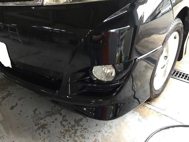 トヨタ アルファードのフロントバンパー&リアバンパー修理を実施！！金沢市周辺の車検・整備・修理・板金塗装など、お車の事なら弊社にお任せ下さい！新車・中古車販売もＯＫ！