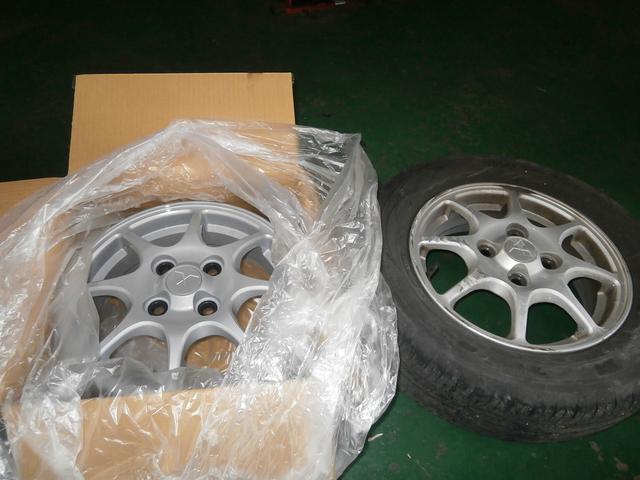 アルミホイール交換　トッポBJ　　白山市