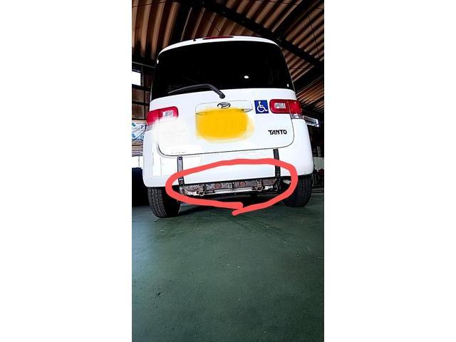 タント　その他修理・整備　リヤバンパー下のカバーが外れた　運転席ドアーが内側から開かない　小松市　加賀市　能美市　土曜日営業