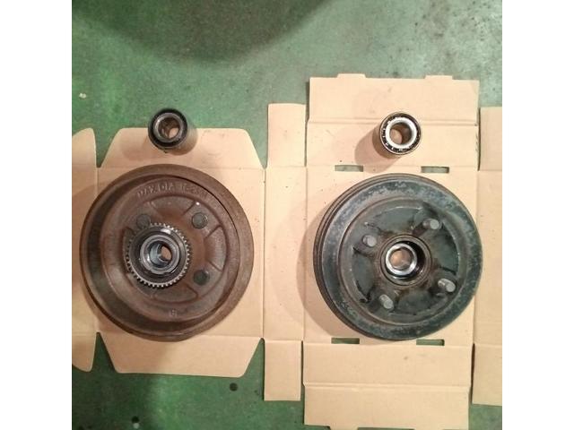 ＭＲワゴン　車検　ブレーキキャリパーOH　ディスクローター交換　ハブベアリング交換　小松市　加賀市　能美市　土曜日営業