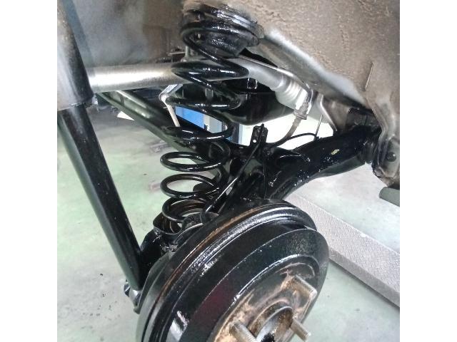 ムーヴ　車検　代車無料　引取納車　小松市　加賀市　能美市　土曜日営業　ドライブシャフトブーツ交換　ブレーキパット交換　ディスクローター交換　ブレーキシュー交換　ブレーキキャリパーOH　下廻り防錆塗装　マフラーコート