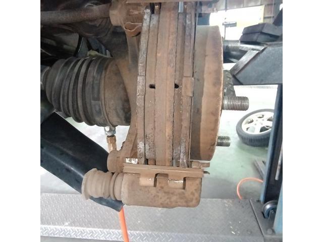 スズキ　ハスラー　車検　ブレーキパット交換　ディスクローター交換　ブレーキオイル交換　小松市　加賀市　能美市　土曜日営業