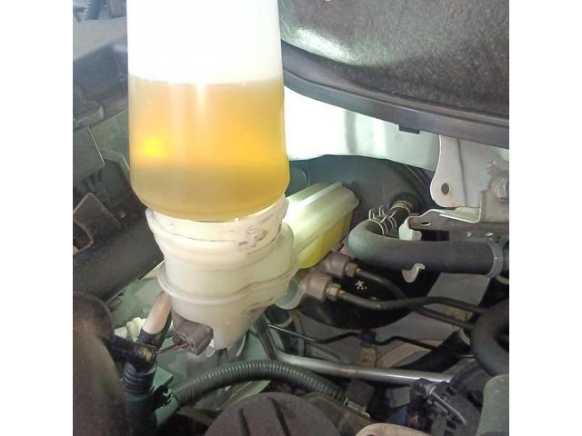 ホンダＮ－ＷＧＮカスタム車検エンジンオイル交換オイルエレメント交換レーキオイル交換フロントブレーキパット交換フロントブレーキキャリパーOHキャリパーピストン交換ブレーキパット交換ブレーキオイル交換エアコンフィルター交換発煙筒交換