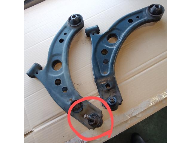 トヨタ　パッソ　車検　ブレーキパット交換　ディスクローター交換　ブレーキオイル交換　ロアアーム交換　ボールジョイントブーツ交換　小松市　加賀市　能美市　土曜日営業　代車無料