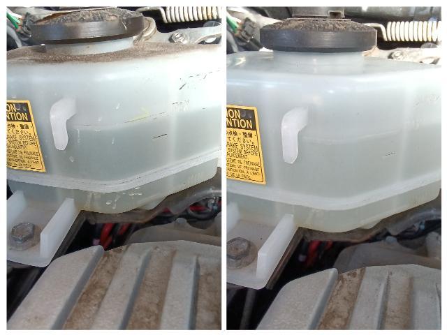 トヨタ　プリウス　車検　ブレーキオイル交換　ヘッドライトバルブ（球）交換　ヘッドライトクリーニング　ワイパーモーター交換　ワイパーゴム交換　発煙筒交換　ブレーキパット交換　スタビリンクロッド交換　冷却水補充　小松市　加賀市　能美市　