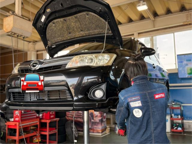 トヨタ　カローラフィールダー　法定点検