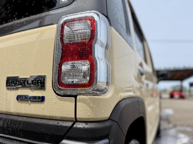 スズキ　ハスラー　手洗い洗車