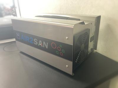 オゾン発生器　「ＡＩＲ２ＳＡＮ」を導入