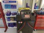 ２ガス兼用エアコン配管洗浄機能搭載カーエアコンサービスステーション導入しています