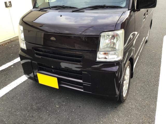 スズキ　エブリィ　フロントバンパー　フロントフェンダー左　擦り傷修理