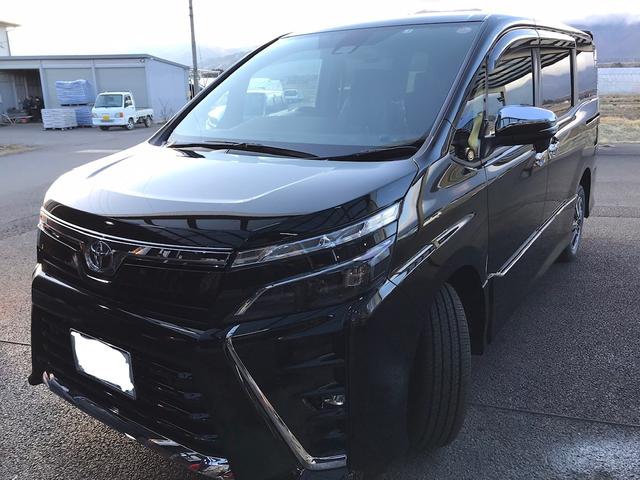 トヨタヴォクシーガラスコーティング施工　長野県佐久市より