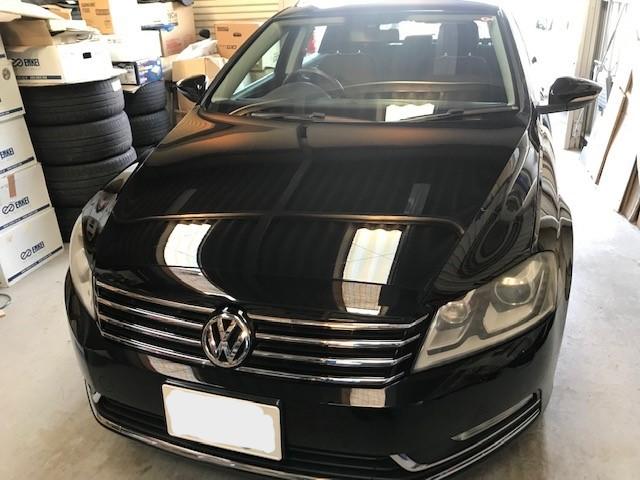 VWパサート　ガラスコーティング（ボディコーティング）施工　長野県松本市より