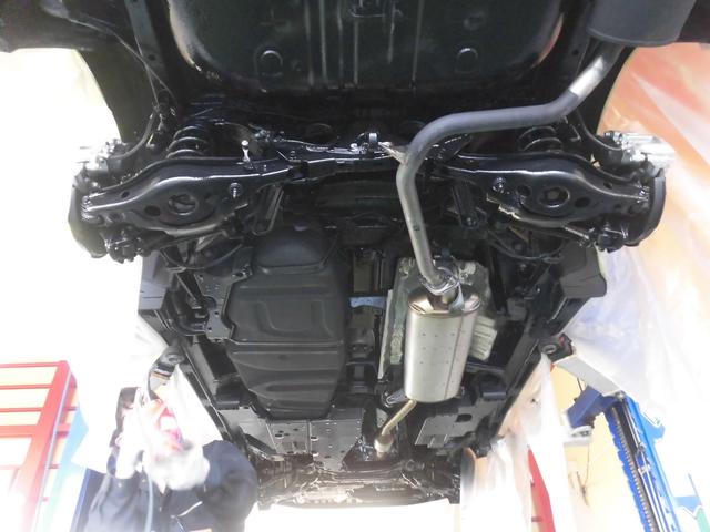 新車　ハリアー　アンダーコート　下回り防錆処理　五泉市　新潟