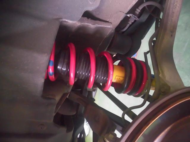 BP5　レガシィ　段差時ガコガコ　ショック交換　新潟　五泉市　カーズ