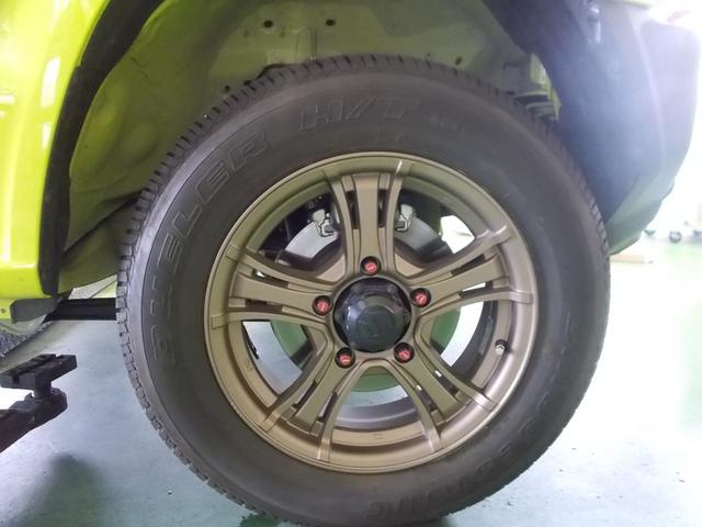 JB64W　スズキジムニー　タイヤクロス組替　パーツ持込　甲信越　新潟県　五泉市　カーズ新潟