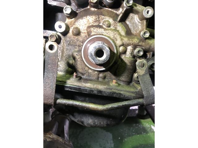 JA71V　ジムニーバン　冷却水漏れ　ウォーターポンプ＆タイミングベルト交換　甲信越　新潟県　五泉市　カーズ新潟