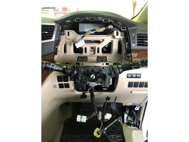 ANH20W　アルファード　段差路走行時ハンドル周辺よりコトコト音　ステアリングコラムＡＳＳＹ交換　甲信越　新潟県　五泉市　カーズ新潟