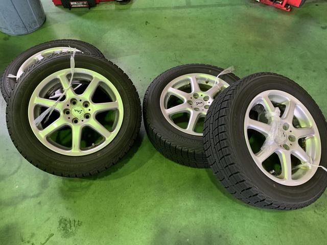 205/60R16　スタッドレスタイヤ直送持込　IG60　タイヤ組替バランス調整　甲信越　新潟県　五泉市　カーズ新潟　