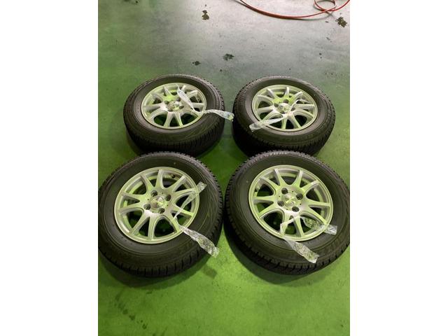 185/70R14　スタッドレスタイヤ直送持込　IG60　タイヤ組替バランス調整　甲信越　新潟県　五泉市　カーズ新潟　