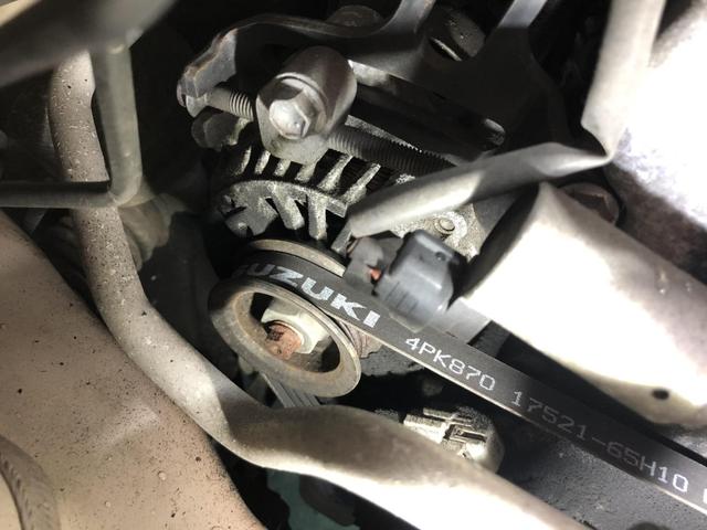 HE22S アルトラパン ベルト鳴きが止まない オルタネータプーリー&クランクプーリー交換 甲信越 新潟県 五泉市 カーズ新潟