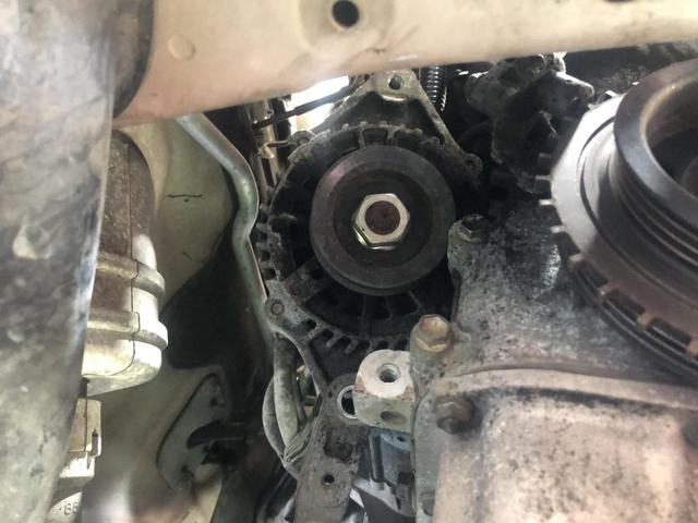HE22S アルトラパン ベルト鳴きが止まない オルタネータプーリー&クランクプーリー交換 甲信越 新潟県 五泉市 カーズ新潟
