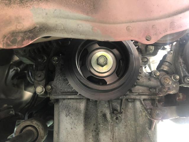 HE22S アルトラパン ベルト鳴きが止まない オルタネータプーリー&クランクプーリー交換 甲信越 新潟県 五泉市 カーズ新潟