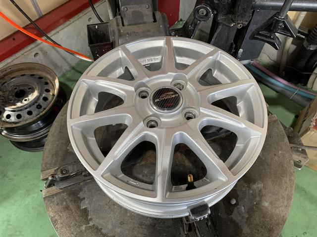 145/80Ｒ13　冬タイヤ&rarr;夏タイヤに変更　組替バランス調整　タイヤ当社手配　冬タイヤ持込　甲信越　新潟県　五泉市　カーズ新潟