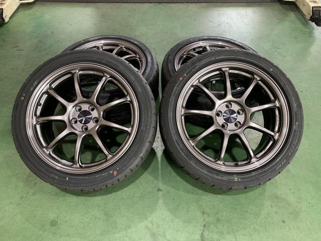 225/45R18　レガシィ　新品タイヤ　新品ホイール　部品持込　組付　甲信越　新潟県　五泉市　カーズ新潟　