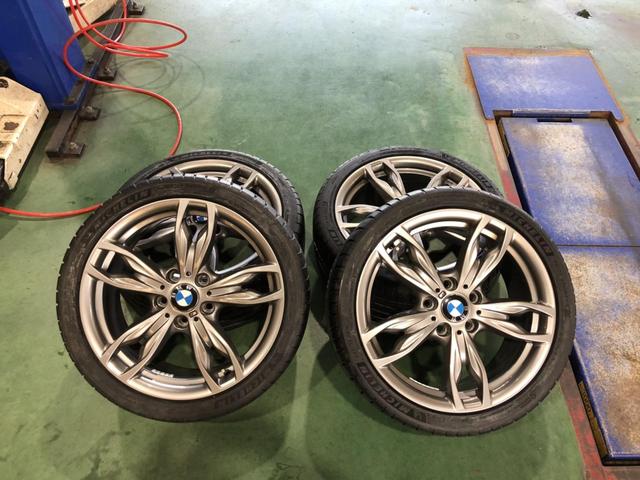 225/40ZR18 245/35ZR18　BMW　タイヤ持込　組替バランス調整　低偏平タイヤ　甲信越　新潟県　五泉市　カーズ新潟　