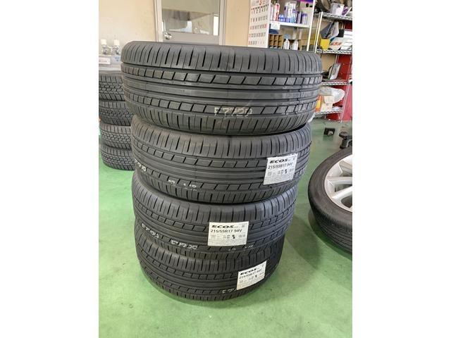 キャンペーン情報あり！　ACR50W　エスティマ　215/55R17　ラジアルタイヤ　パーツ持込　タイヤ組替　バランス調整　甲信越　新潟県　五泉市　カーズ新潟