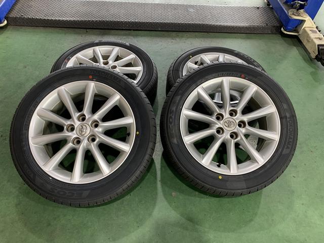 キャンペーン情報あり！　ACR50W　エスティマ　215/55R17　ラジアルタイヤ　パーツ持込　タイヤ組替　バランス調整　甲信越　新潟県　五泉市　カーズ新潟