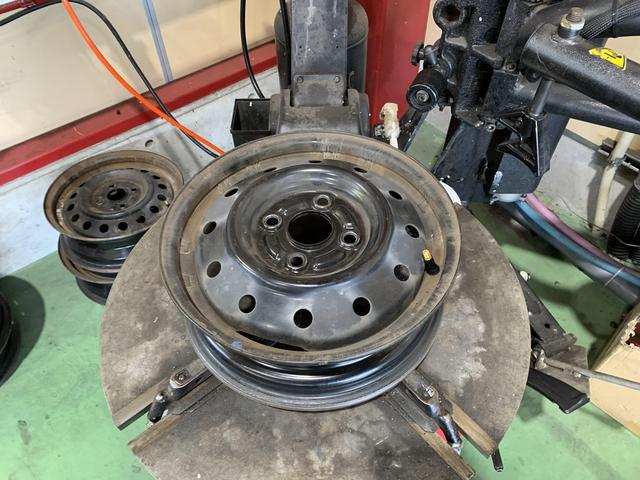 155/65R13　パレット　車検　タイヤ持込組替　バランス調整　チューブレスバルブ交換　パーツ持込　甲信越　新潟県　五泉市　カーズ新潟