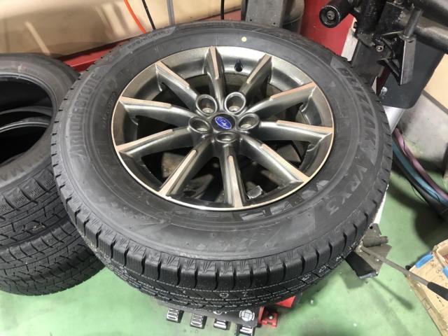 スタッドレスタイヤ　２セット組替　225/60R16　195/65R15　スタッドレスタイヤ持込　ブリヂストン　VRX3　甲信越　新潟県　新潟市　秋葉区　加茂市　阿賀野市　阿賀町　五泉市　カーズ新潟