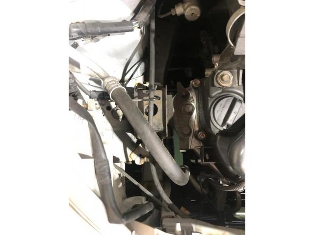 L285S　ミラ　不具合多数　クーリングファンモーター交換　ウォーターポンプ交換　エキゾーストパイプ交換　エンジンマウント交換　ブレーキパッド交換　甲信越　新潟県　新潟市　秋葉区　加茂市　阿賀野市　阿賀町　五泉市　カーズ新潟