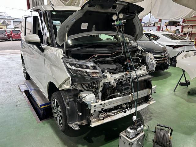 トヨタ　タンク　Ｍ900Ａ　電装系修理　エアコンが効かない　コンプレッサー交換　中古品　エアコン修理　甲信越　新潟県　新潟市　秋葉区　新津　加茂市　三条市　田上町　阿賀野市　阿賀町　五泉市　カーズ新潟