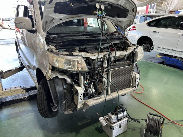 スズキ ワゴンR MH23S 電装系修理 エアコンが効かない コンプレッサー交換 リビルト品 甲信越 新潟県 新潟市 秋葉区 新津 加茂市 三条市 阿賀野市 阿賀町 五泉市 カーズ新潟